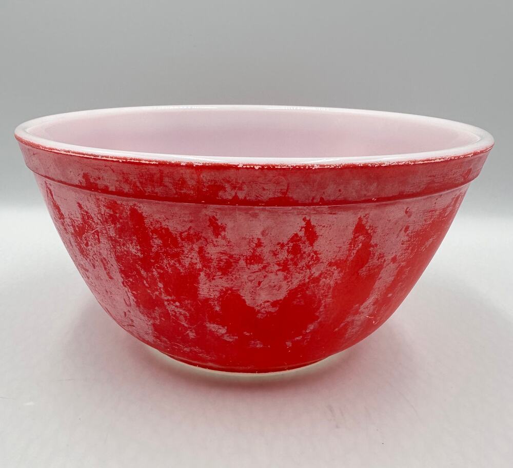 Vintage Pyrex Primary Red 402 Nesting Mixing Bowl